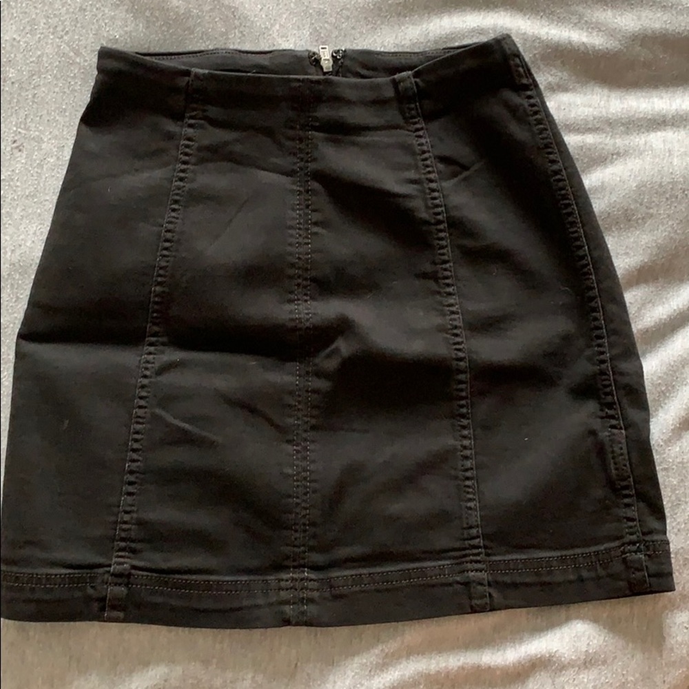 Free people back mini skirt